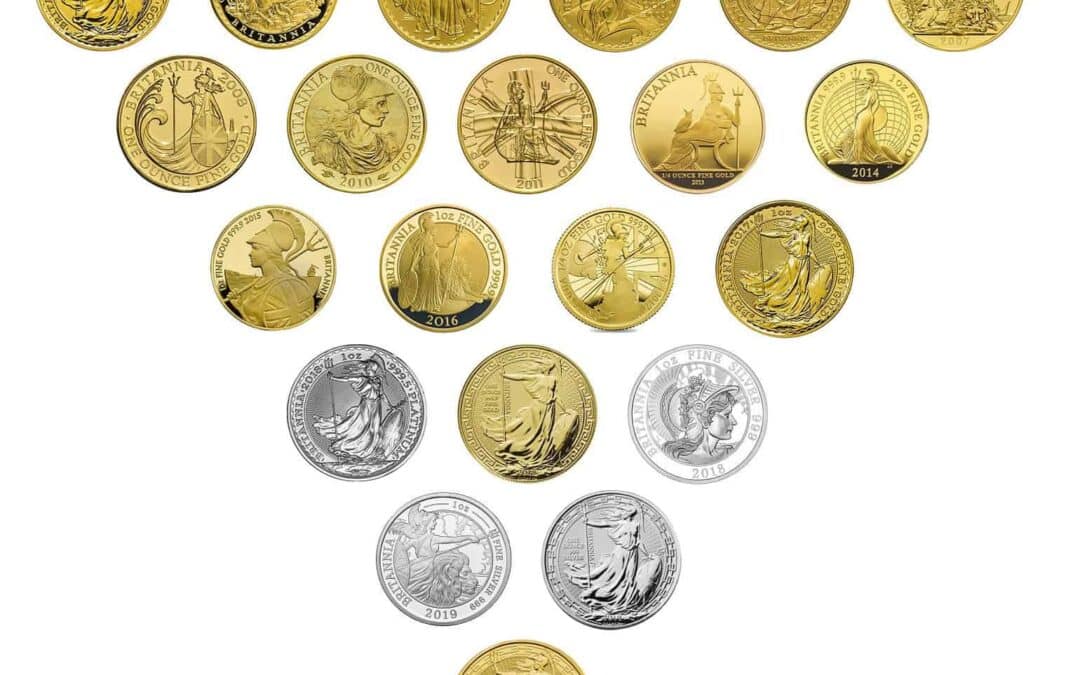 Evolution of the Gold & Silver Britannia coin’s design