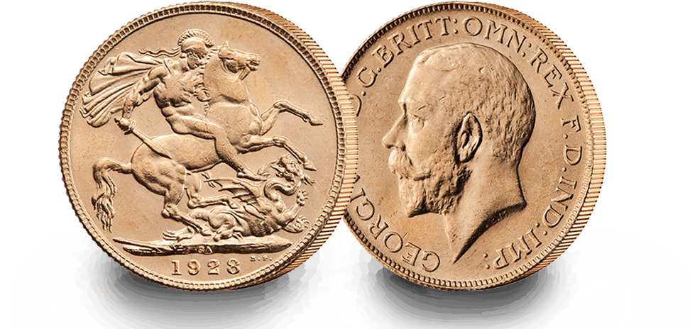History of George V gold sovereign