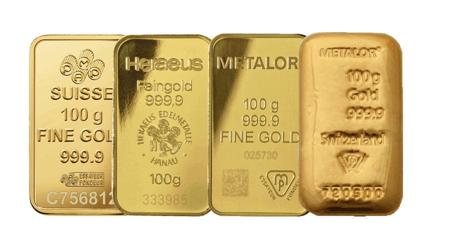 100 Grams Gold Bar (Best Value)