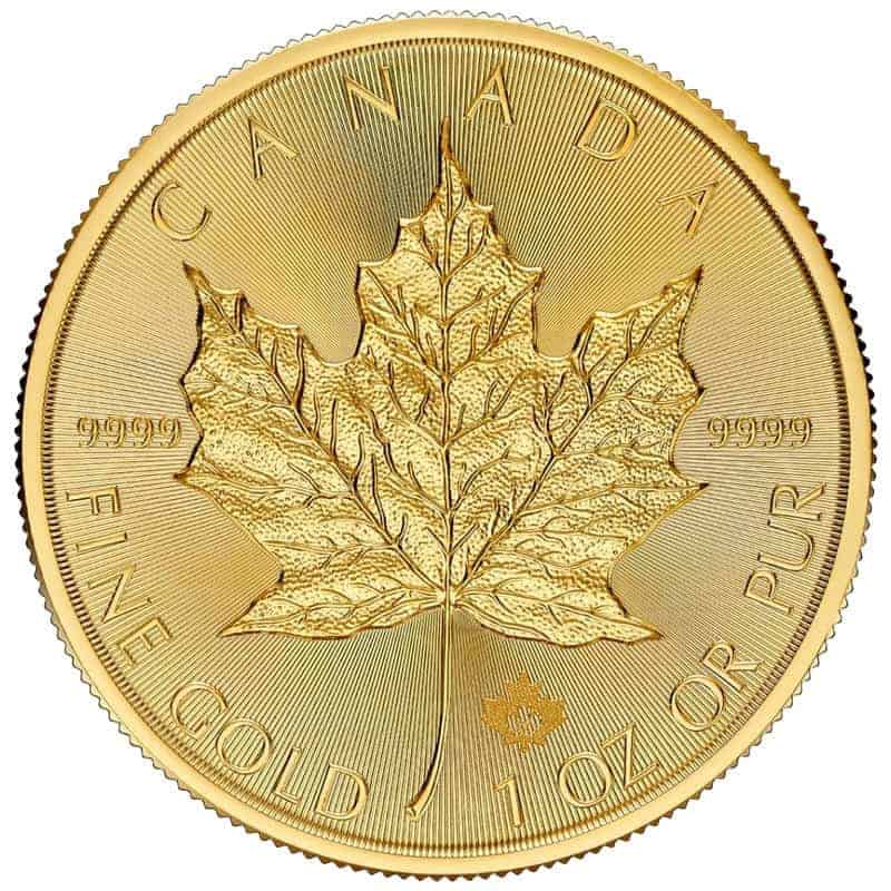 Canadian Maple Leaf 1oz Gold Coin 2025