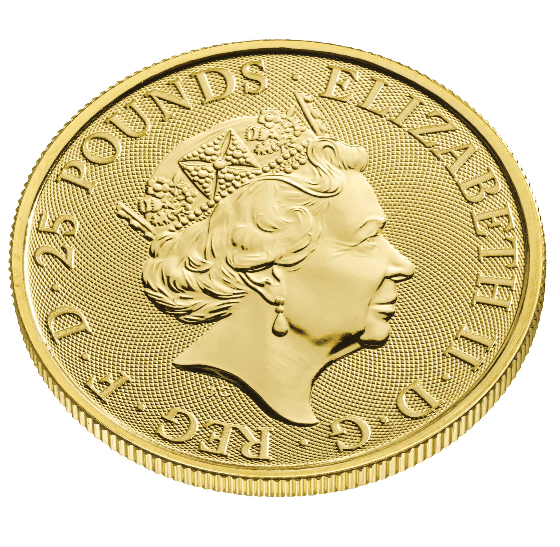 1/4oz Gold Queen Beast White Greyhound of Richmond (2021) - Image 5