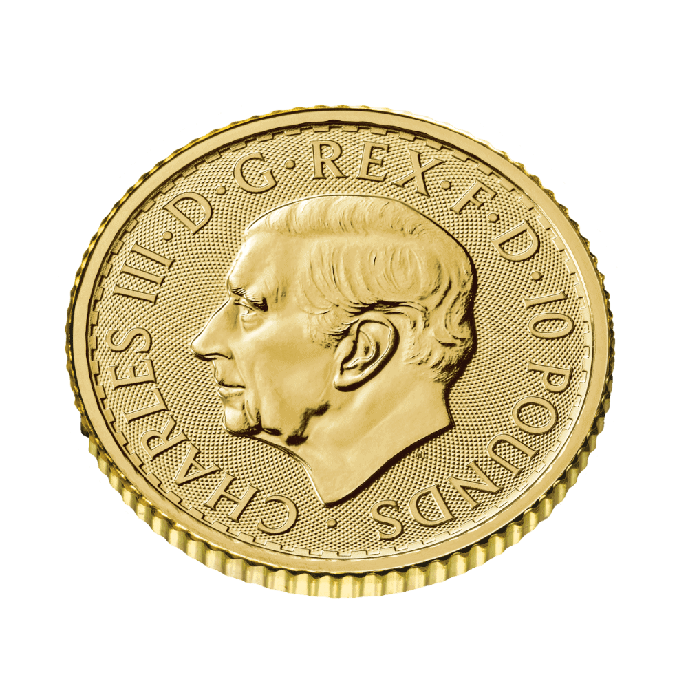 1/10 oz Gold Britannia KCIII Coin 2023 - Image 3