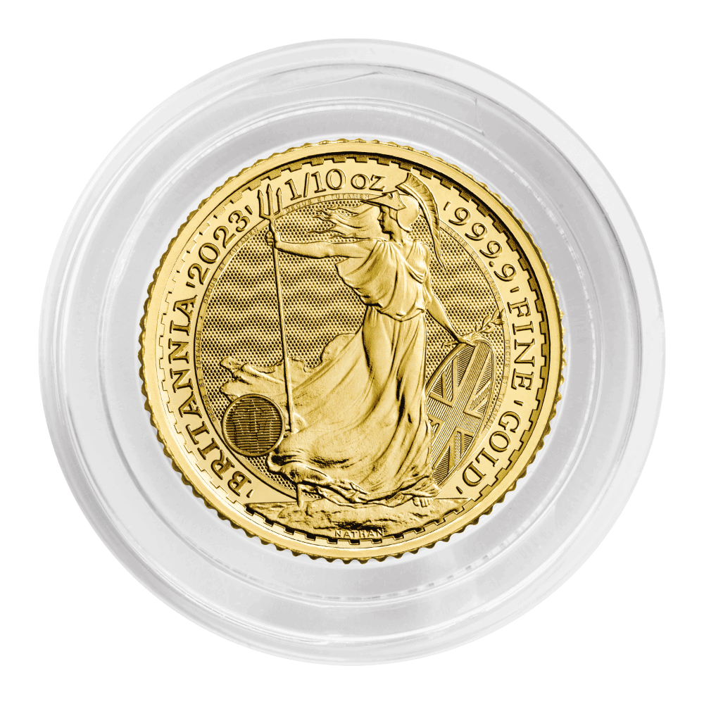 1/10 oz Gold Britannia KCIII Coin 2023 - Image 2