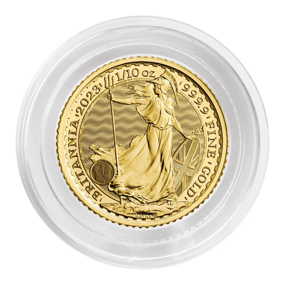 1/10 oz Gold Britannia QEII Coin 2023 - Image 2