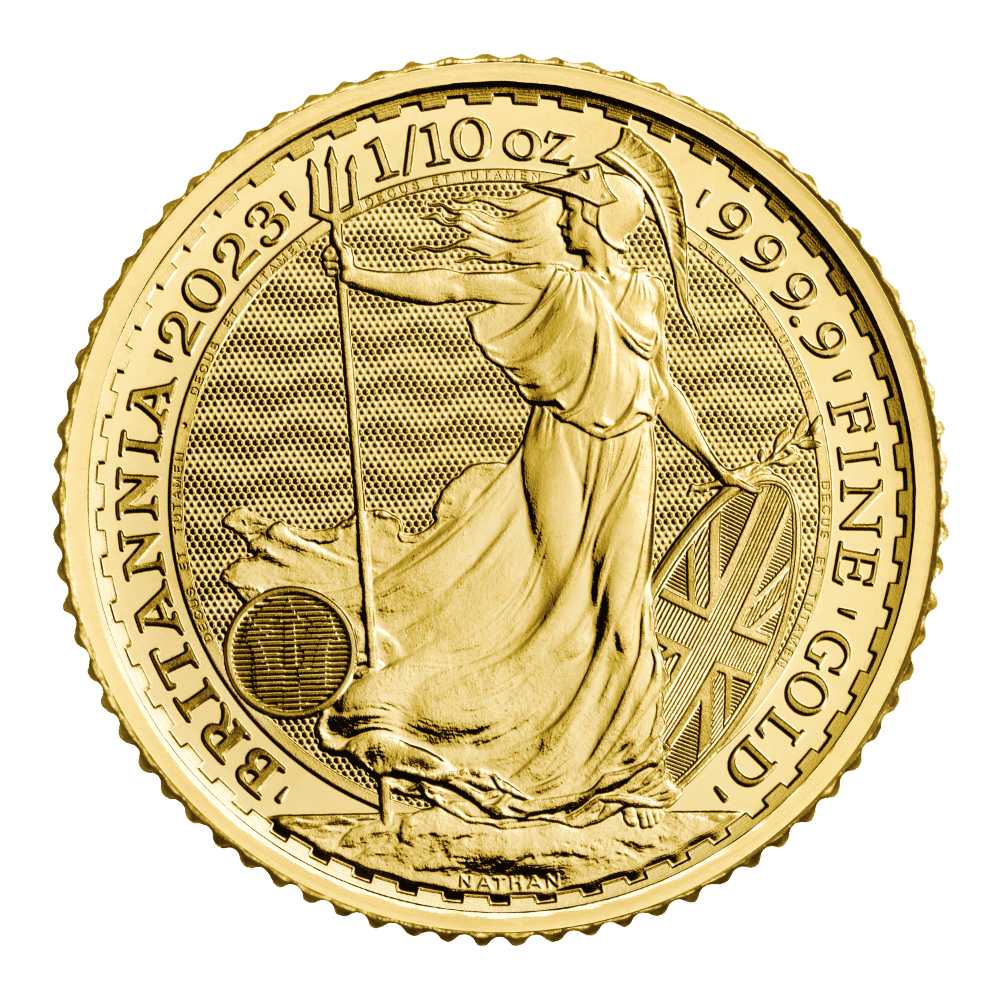 1/10 oz Gold Britannia KCIII Coin 2023