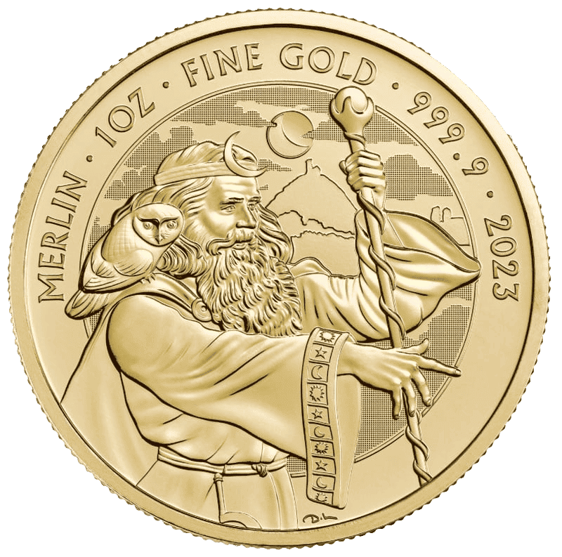 Merlin Myths & Legends 1oz Gold Coin 2023