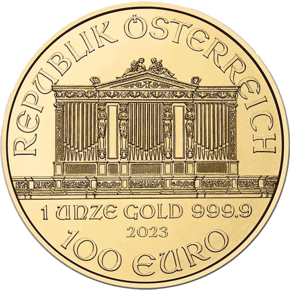 1 oz Gold Austrian Philharmonic Coin 2023 - Image 2
