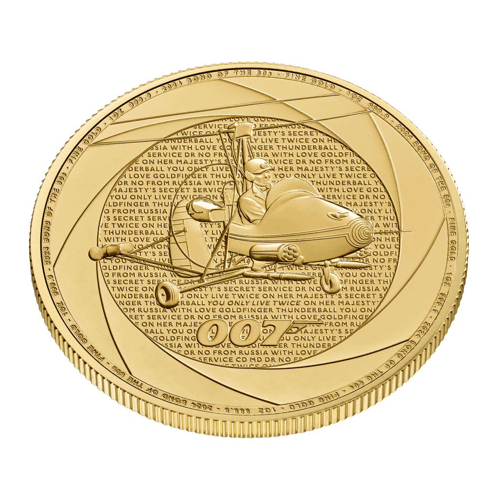 Six Decades of 007: Bond of the 1960s 2024 1oz Gold Coin - Image 2