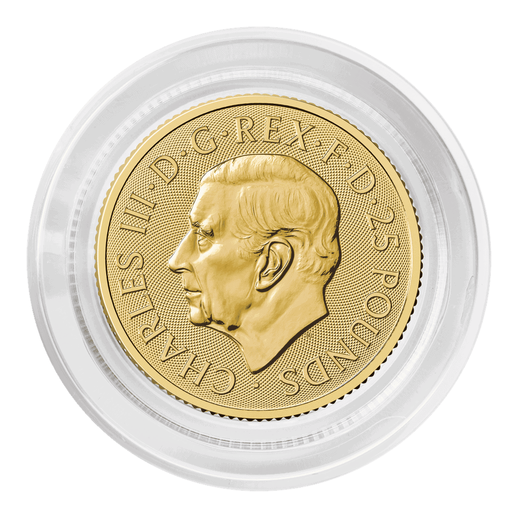 The Greyhound of Richmond Tudor Beasts 1/4oz Gold Coin 2025 - Image 3