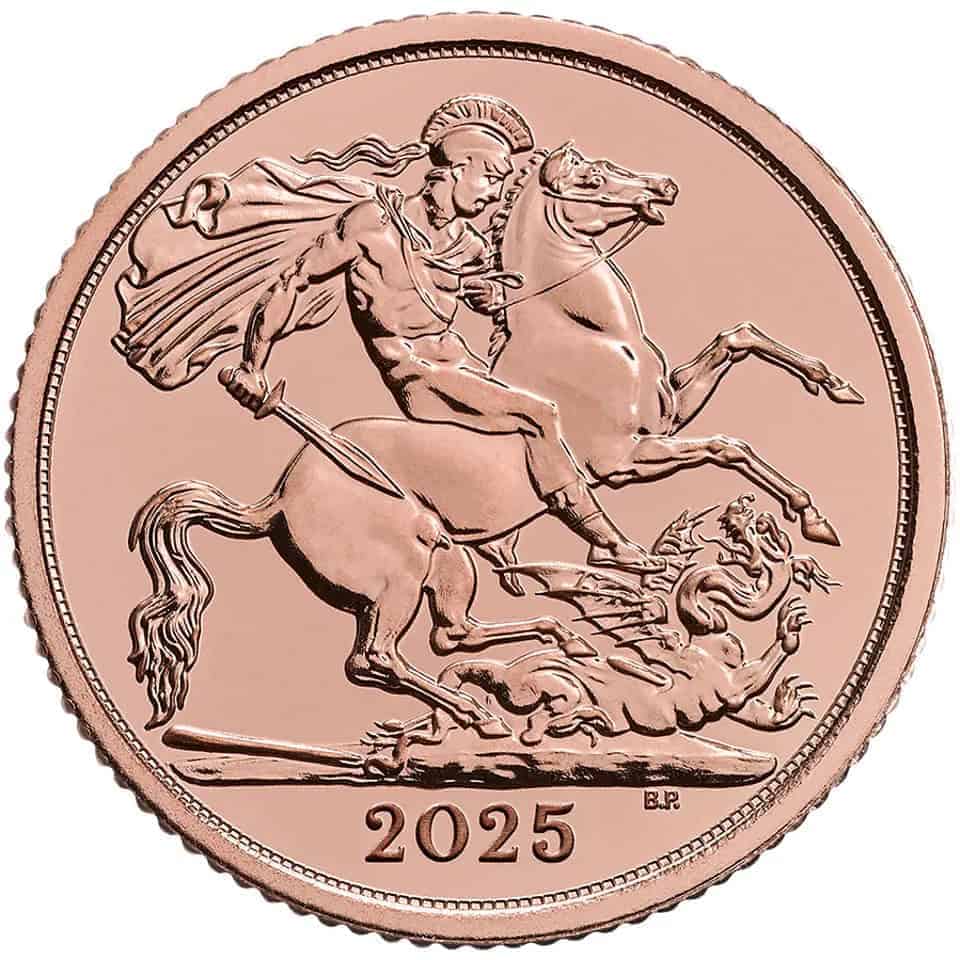 Half Gold Sovereign 'Final Rose' Coin 2025