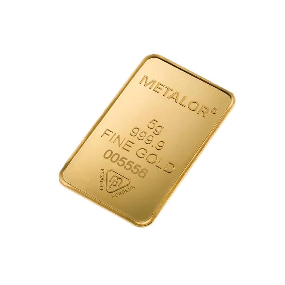 Metalor 5 Grams Gold Bar - Image 2