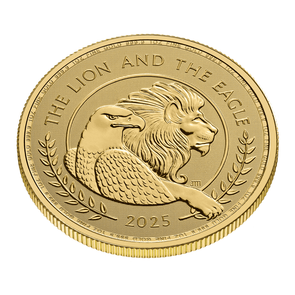 The Lion and The Eagle 1oz Gold Coin 2025 - Image 2
