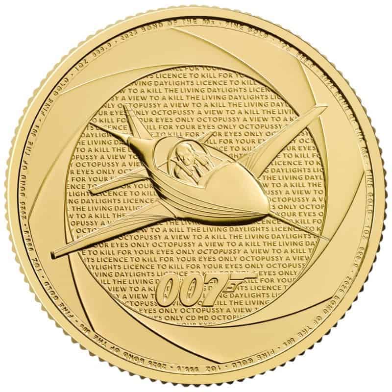 Six Decades of 007: Bond of the 1980s 2025 1oz Gold Coin