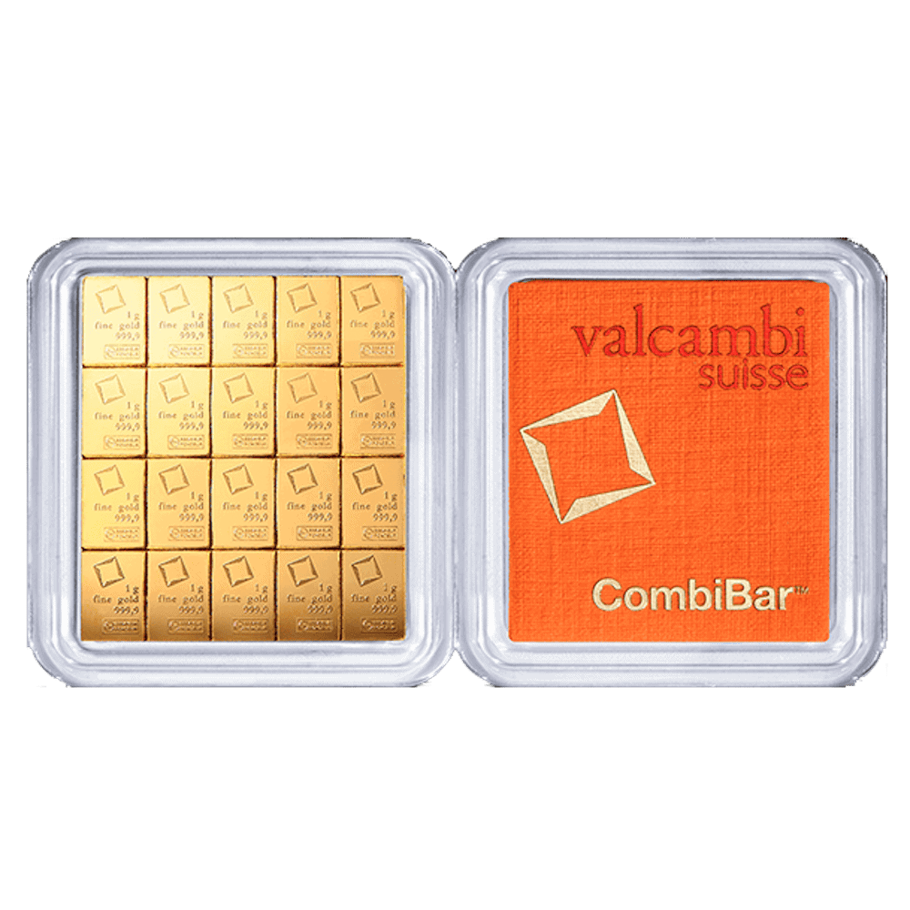 Valcambi CombiBar 20 x 1 Gram Gold Bar