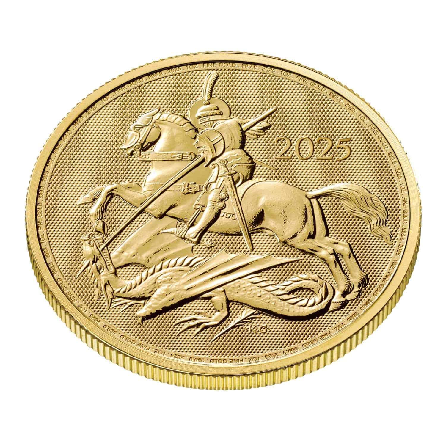 St George and the Dragon 1oz Gold Coin 2025 - Image 2