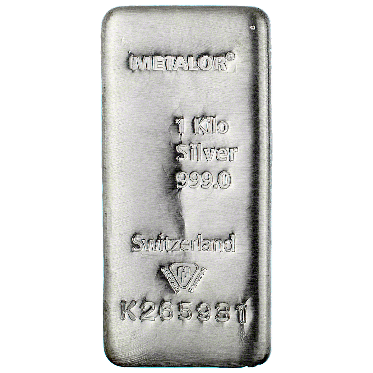 1 Kilo Metalor Silver Bar