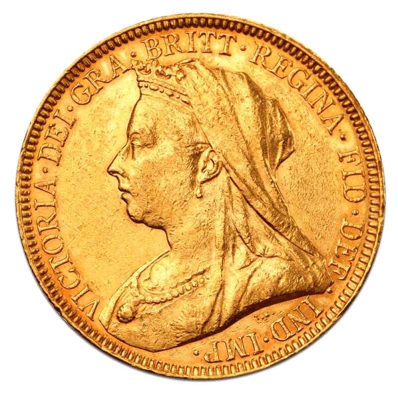 Gold Sovereign Victoria - Old Head