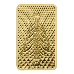 1g Christmas Minted Gold Bar - Image 3