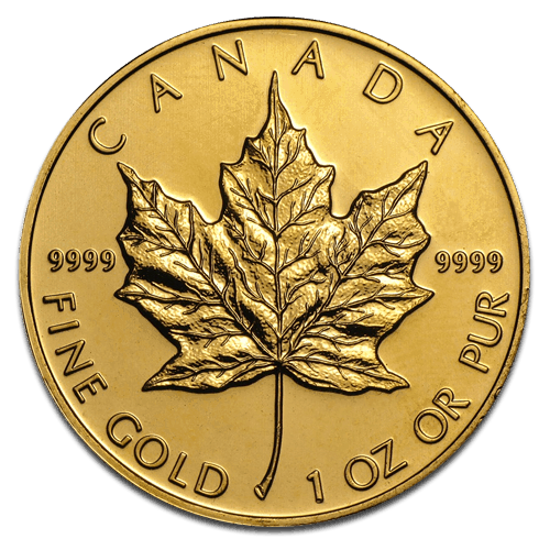 1oz Canadian Maple Leaf Gold Coin (Best Value)