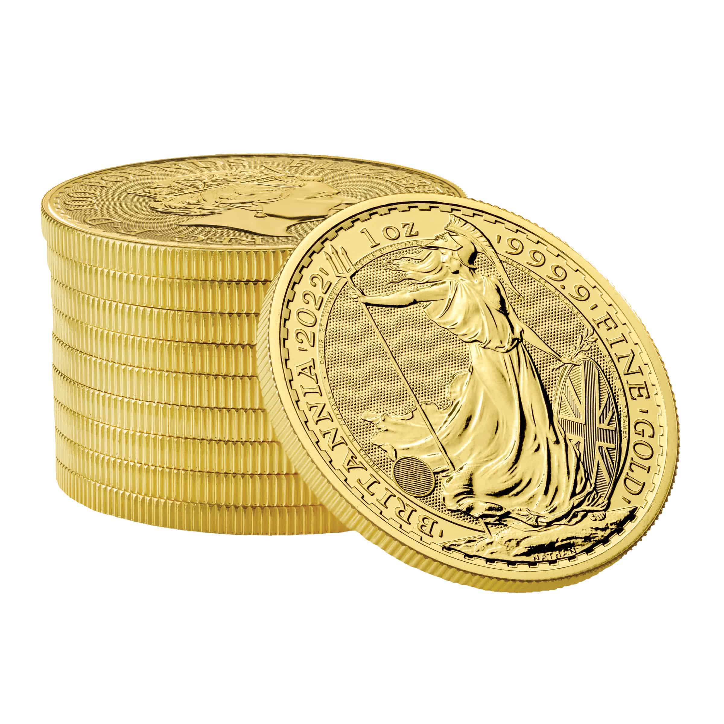 1oz Gold Britannia QEII Coin 2022 - Image 3