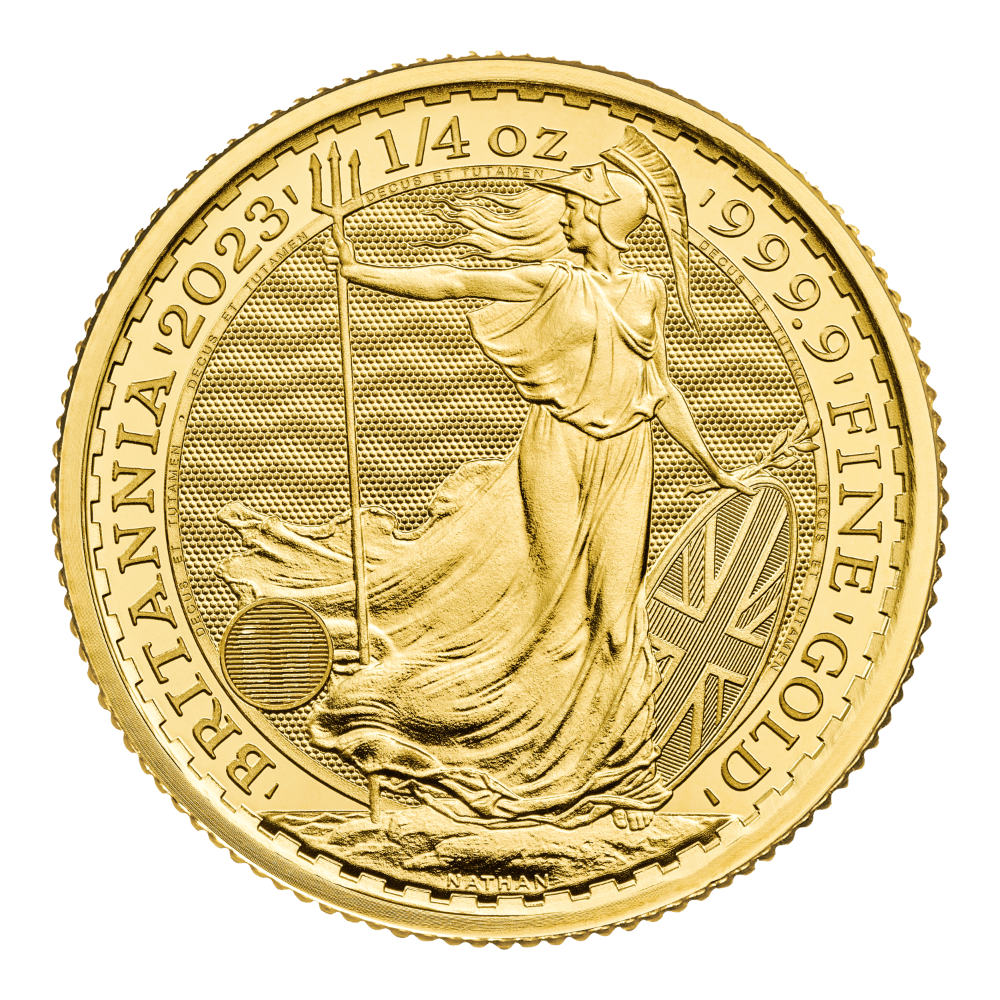1/4 oz Gold Britannia KCIII Coin 2023