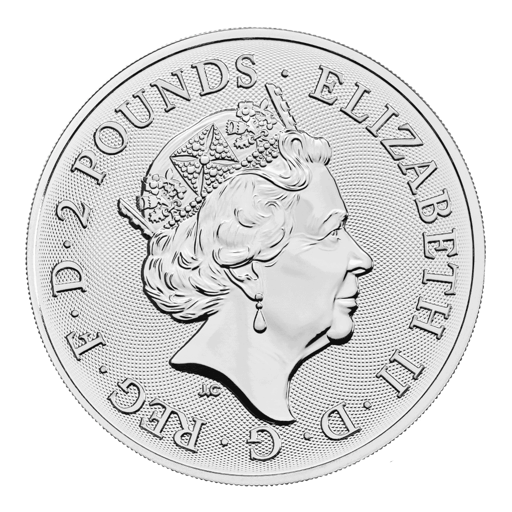 King Arthur Myths & Legends QEII 1oz Silver Coin 2023 - Image 4