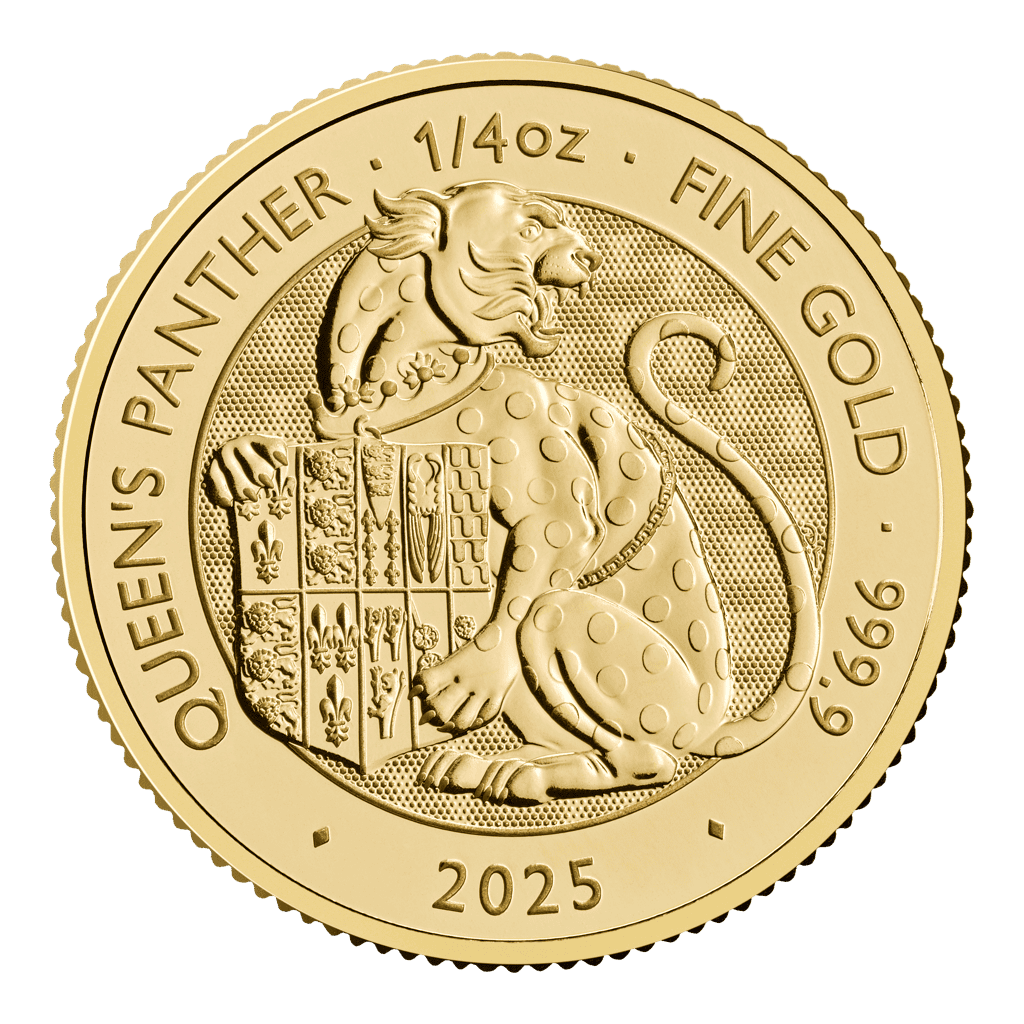 The Queen’s Panther – Tudor Beasts 1/4oz Gold Coin 2025