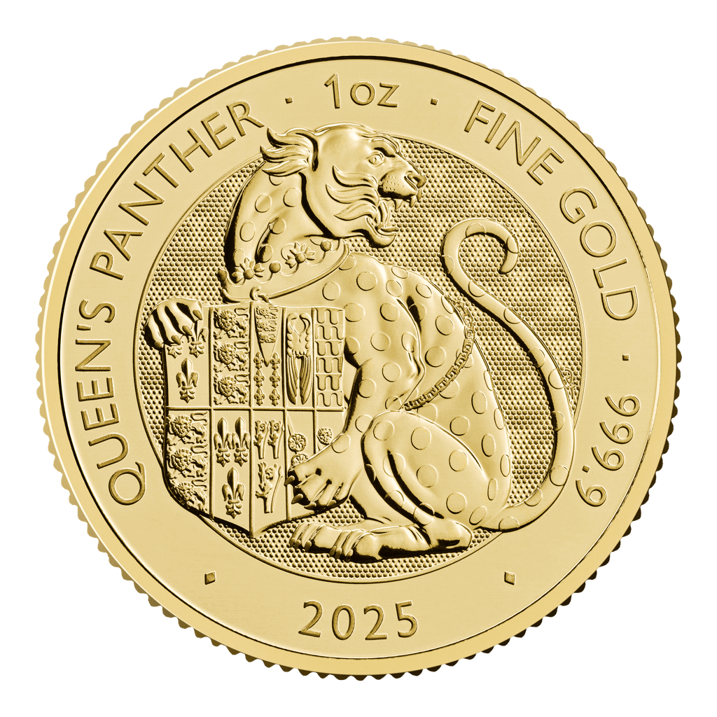 The Queen’s Panther – Tudor Beasts 1oz Gold Coin 2025
