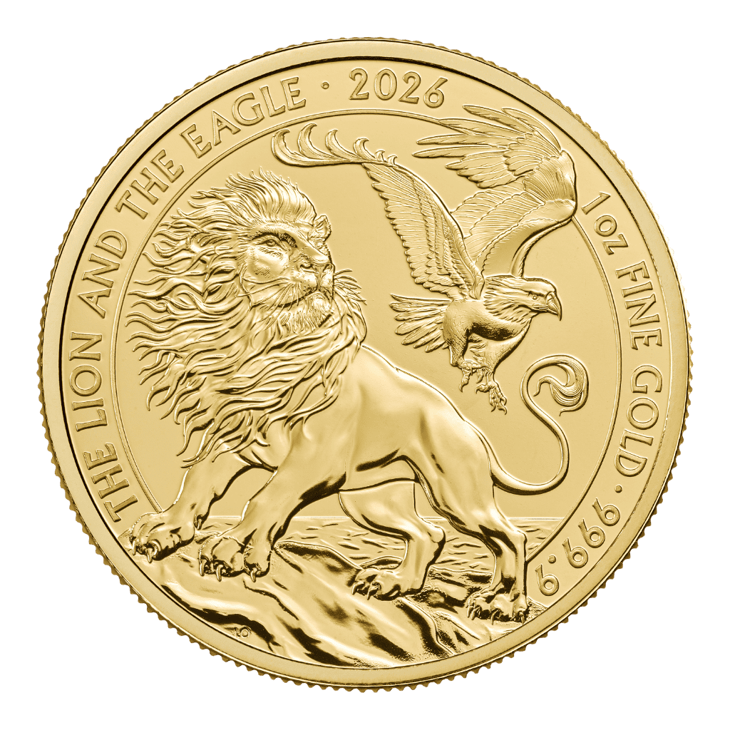 The Lion and The Eagle 1oz Gold Coin 2026