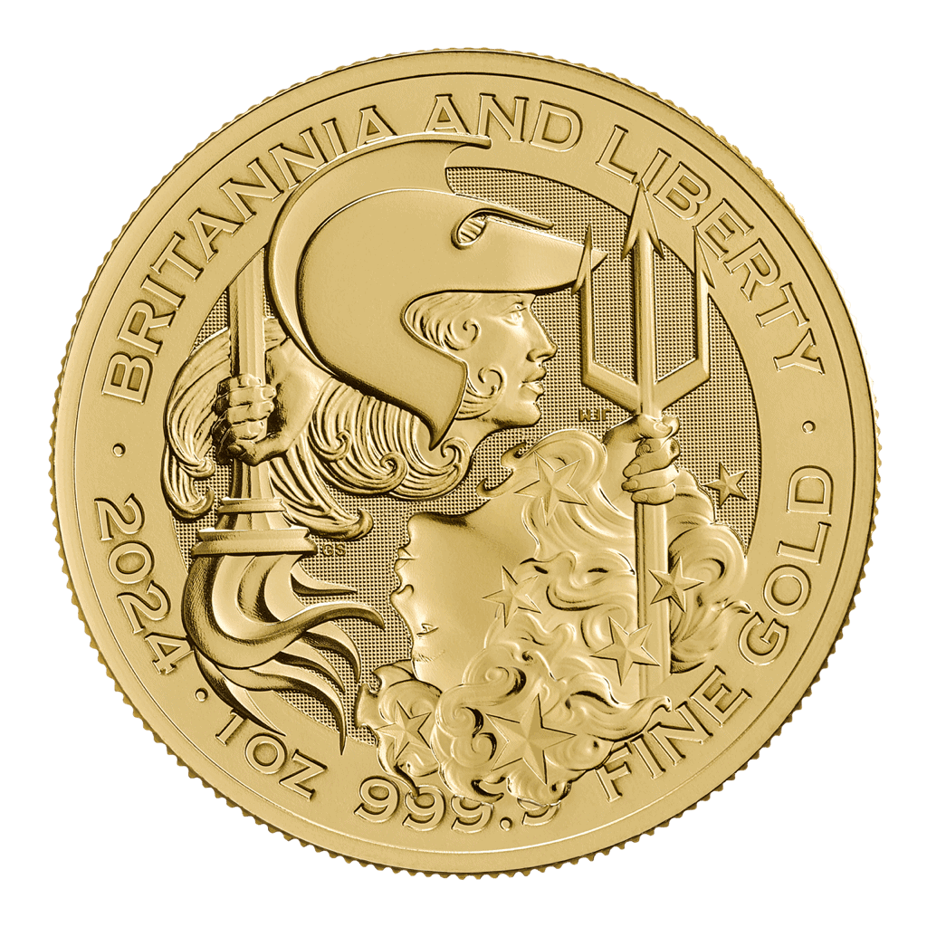 The Liberty and Britannia 1oz Gold Coin 2024