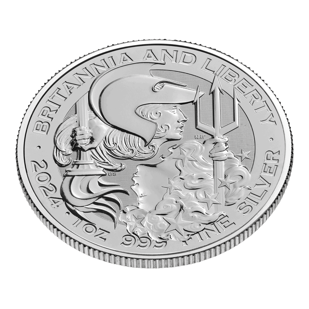 The 2024 Liberty and Britannia silver edge