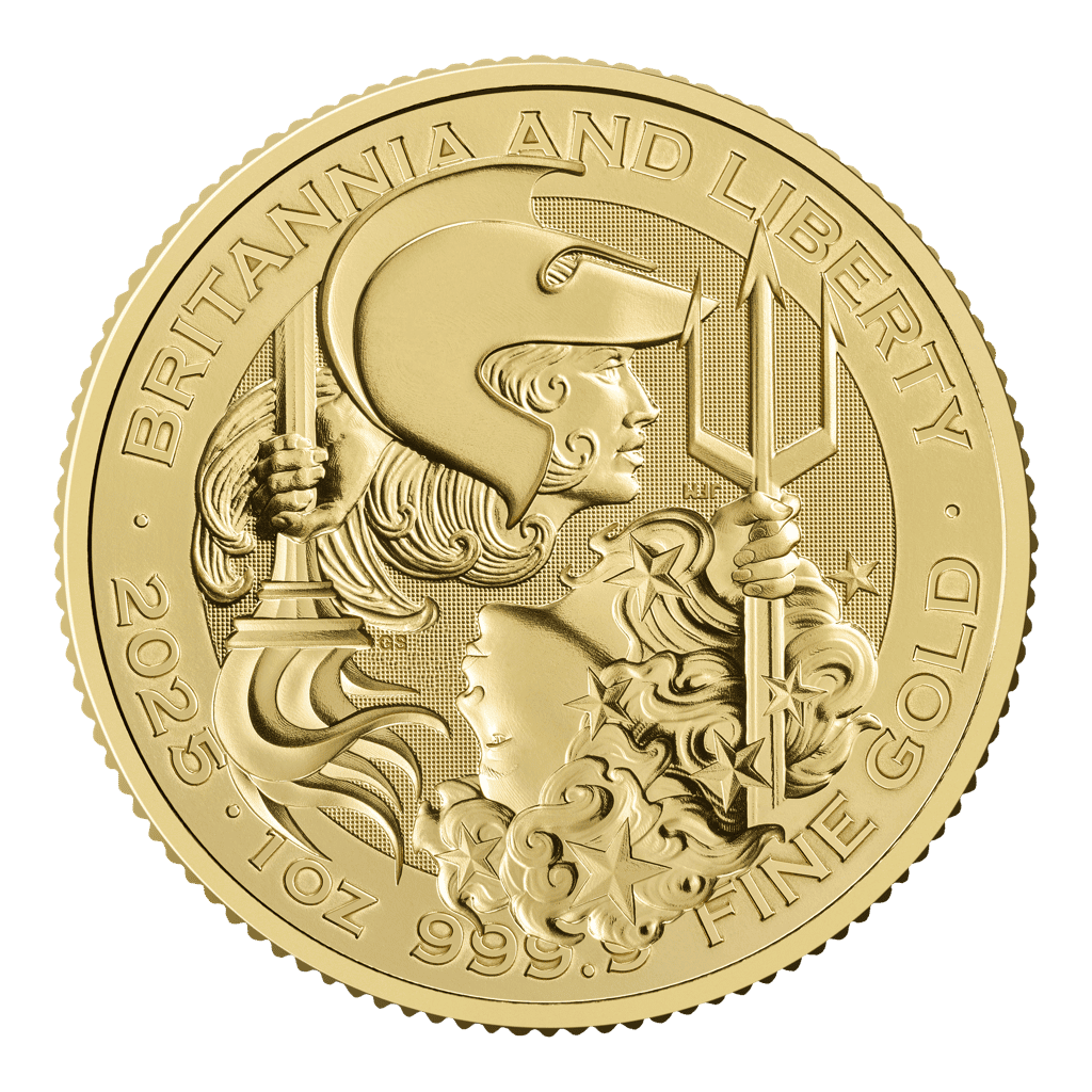 The Liberty and Britannia 1oz Gold Coin 2025