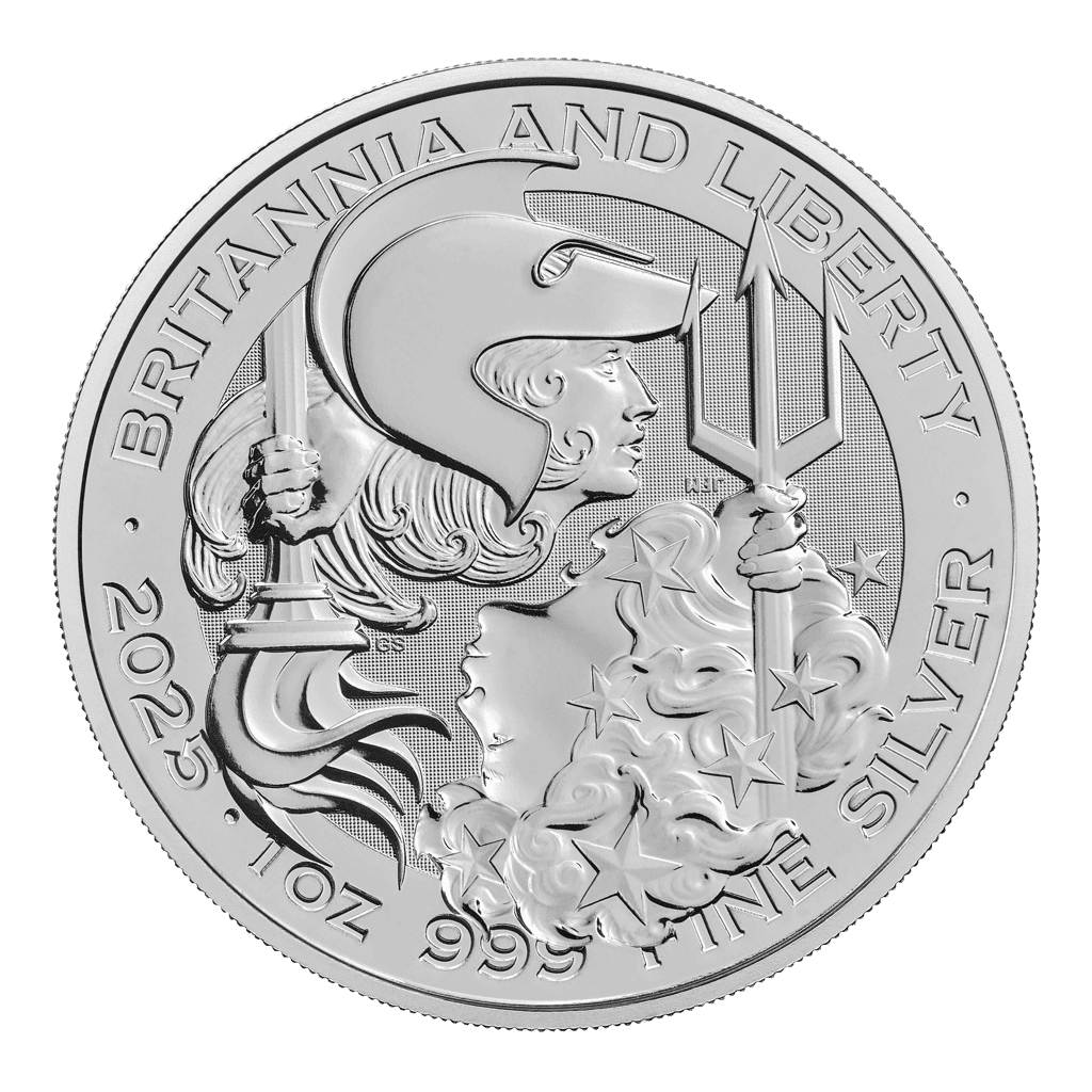 The Liberty and Britannia 1oz Silver Coin 2025