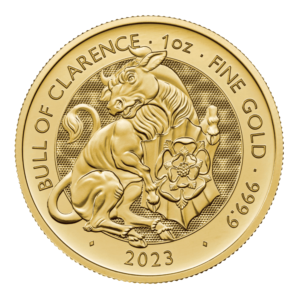 Bull of Clarence – Tudor Beasts 1oz Gold Coin 2023