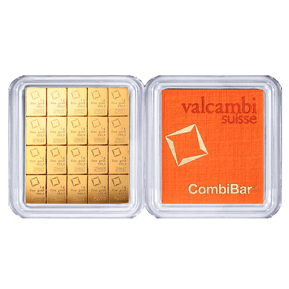 Valcambi CombiBar 20 x 1 Gram Gold Bar