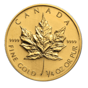 1/4 oz Maple Leaf Gold Coin
