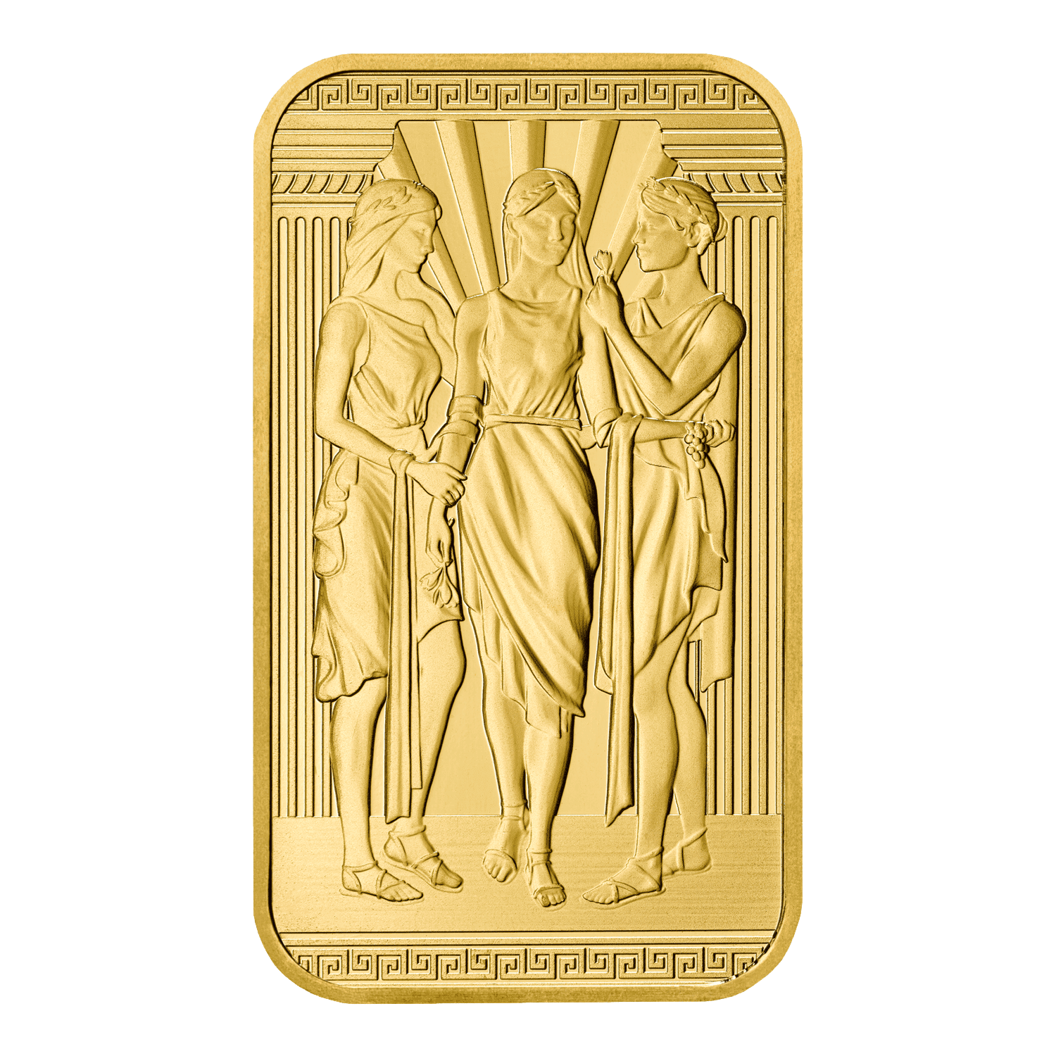 Three Graces 1oz Gold Bar Limited Mint - Image 3
