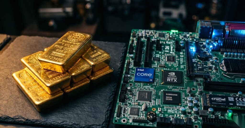 Increasing demand for gold