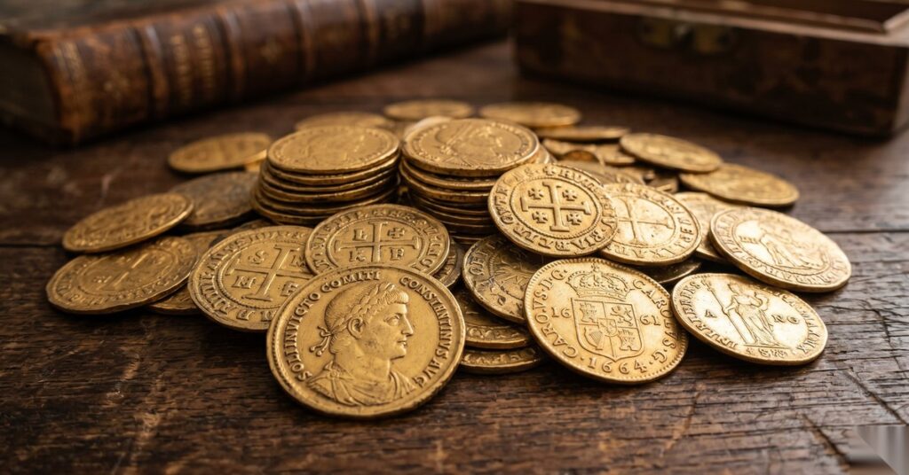 Gold coins as a tangible asset