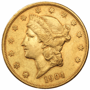 20 Dollars Double Eagle Liberty Head Gold Coin (Mixed Years)