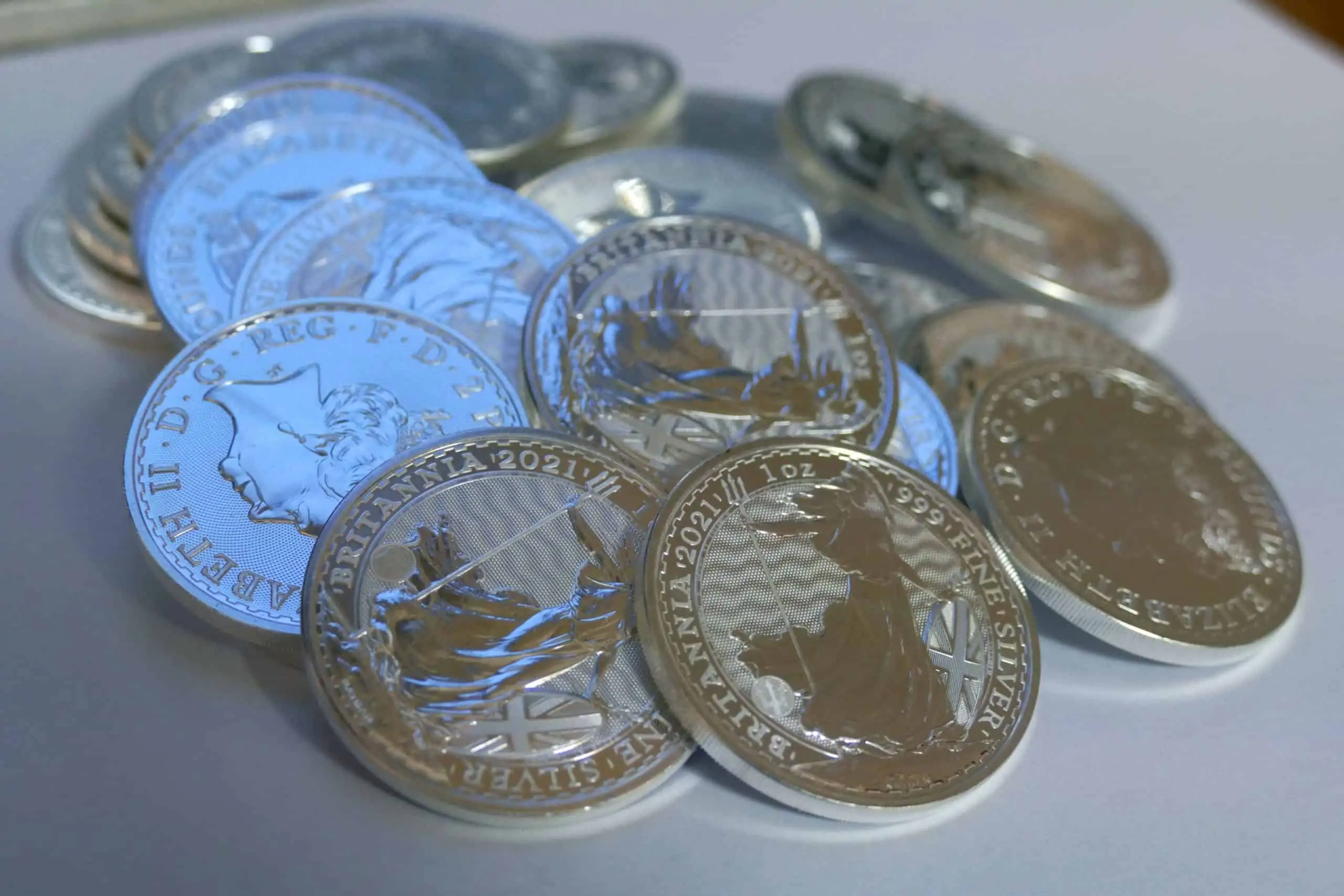 1oz silver bullion coins