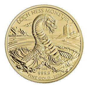 The Loch Ness Monster Legendary Creatures 1oz Gold Coin 2026