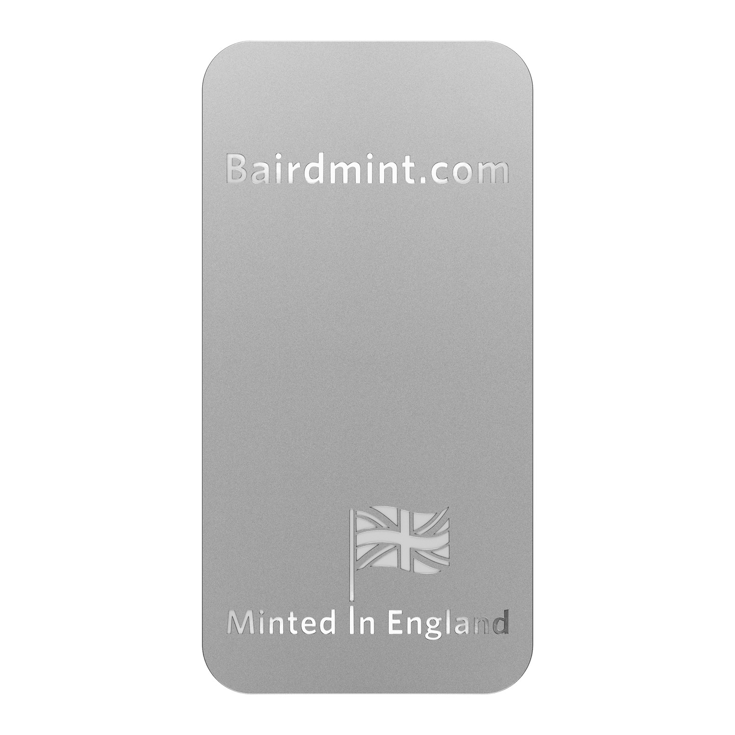 Baird & Co 250 Grams Platinum Bar reverse